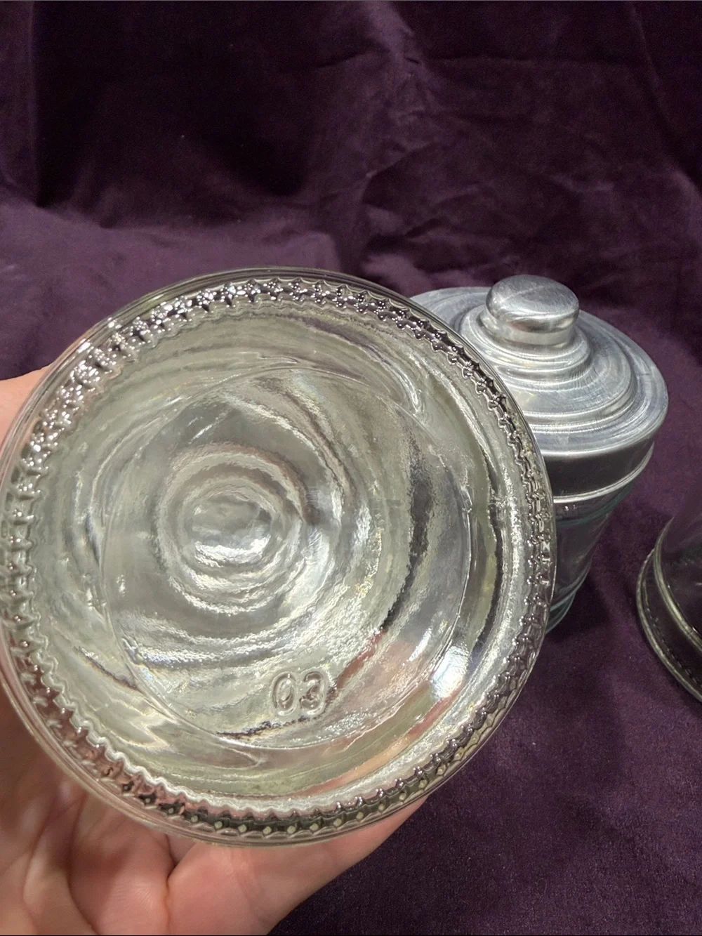 Source Unknown Clear Glass Pantry Jars with Silver Lids - Set of 3